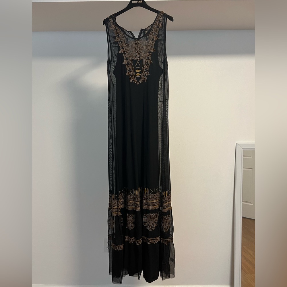 Johnny Was  Mesh Long Dress